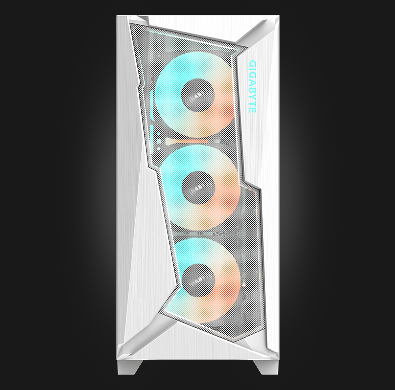 GIGABYTE C301 GLASS WHITE-2