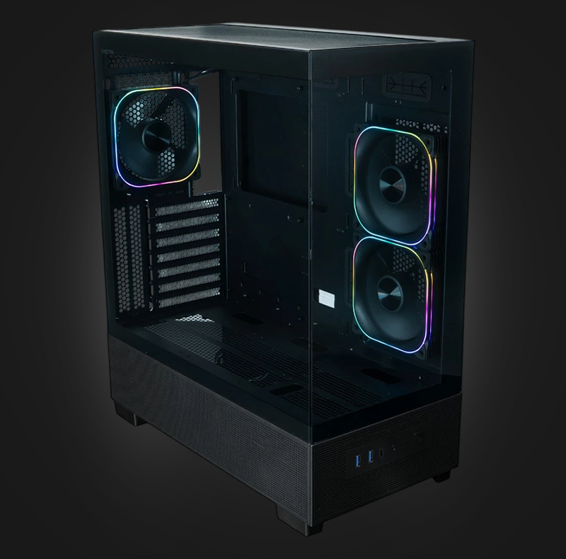 Корпус XASTRA Q500 3ARGB-FG-C10-UC Black-2